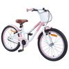 vidaXL B&oslash;rnecykel 18 tommer til 5-7 &aring;r gammel Lys pink