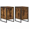 vidaXL Sengebord 2 stk. R&oslash;get eg 39,5 x 30 x 50 cm Konstrueret tr&aelig;