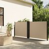 vidaXL sidemarkise 140x1200 cm sammenrullelig beige