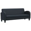 vidaXL 3-personers sofa kunstl&aelig;der sort
