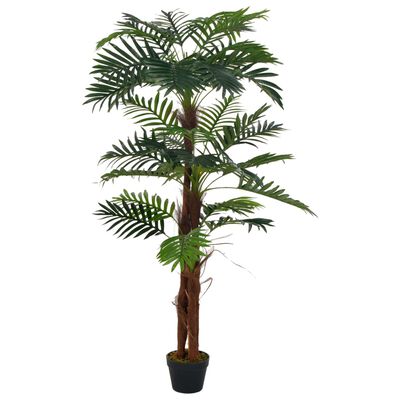 vidaXL kunstig palmeplante med potte 165 cm grøn