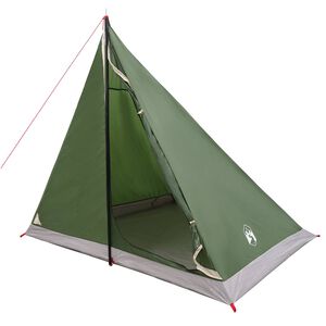 vidaXL Backpacking Telt 2-personers Gr&oslash;n 185T Polyester med PU Coating