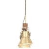 vidaXL industriel loftlampe E27 mangotr&aelig; messingfarvet