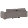 vidaXL Sofa Gr&aring;brun Samlede dimensioner: 221 x 80 x 80 cm (B x D x H)