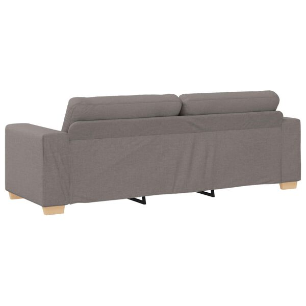 vidaXL Sofa Gr&aring;brun Samlede dimensioner: 221 x 80 x 80 cm (B x D x H)