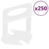 vidaXL nivelleringsklips til fliser 250 stk. 1,5 mm