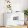 vidaXL Sideboard med skuffe Hvid 100 x 30 x 65,6 Konstrueret tr&aelig;