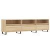 vidaXL tv-bord 150x30x44,5 cm konstrueret tr&aelig; sonoma-eg