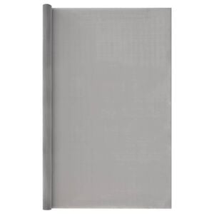 vidaXL Netsk&aelig;rm 120 x 2000 cm 120 Mesh Rustfrit st&aring;l 201 S&oslash;lv