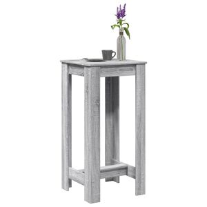 vidaXL barbord 51x50x103,5 cm konstrueret tr&aelig; gr&aring; sonoma-eg