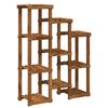 vidaXL Planteholder Naturfarvet 85 x 30 x 114,5 cm Massivt Akacietr&aelig;