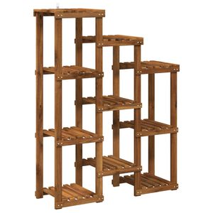 vidaXL Planteholder Naturfarvet 85 x 30 x 114,5 cm Massivt Akacietr&aelig;