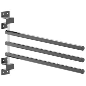 vidaXL holder til sadelunderlag 3 arme jern sort