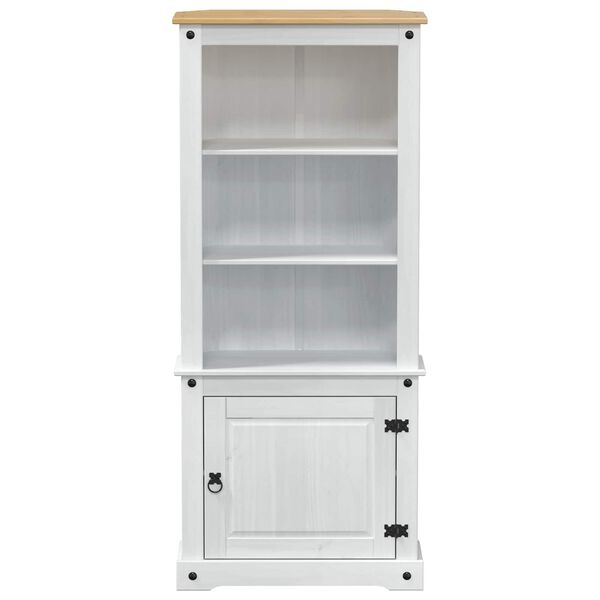 vidaXL Highboard Hvid 74 x 38 x 170 cm Massiv fyrretr&aelig;