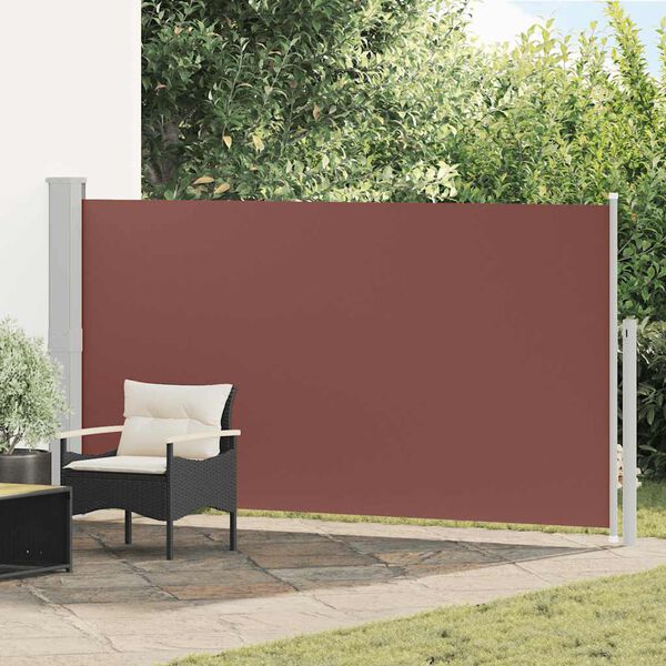 vidaXL sidemarkise til terrasse 160x300 cm brun