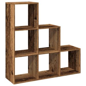 vidaXL bogreol/rumdeler 99x29x99 cm 3 niveauer konstrueret tr&aelig; hvid