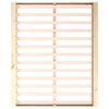 vidaXL sengeramme 150x200 cm King Size massivt tr&aelig;