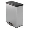 Curver dobbelt pedalspand Deco 26 l + 26 l s&oslash;lvfarvet
