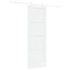 vidaXL Skyded&oslash;r 73,5 x 211 cm Konstrueret tr&aelig; Hvid