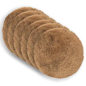 vidaXL Pude med pude HEERLEN 2 stk. Gr&aring;brun PV Fleece