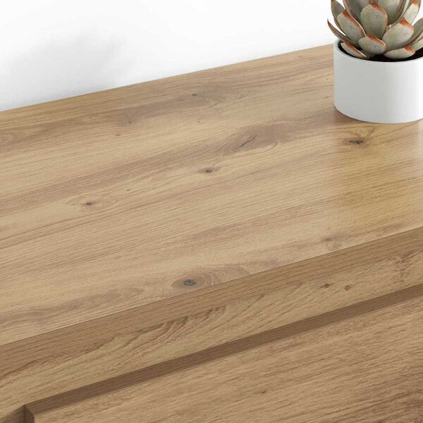 vidaXL Sideboards med skuffe 2 pcs Artisan Egetr&aelig; 70 x 35,5 x 67,5 cm