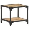 vidaXL sofabord 40x40x36 cm massivt ru mangotræ