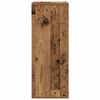 vidaXL bogreol 34x31x80 cm konstrueret tr&aelig; antikt tr&aelig;look