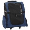 vidaXL k&aelig;ledyrsvogn 3-i-1 design bl&aring; 48x32x(57-106) cm oxfordstof