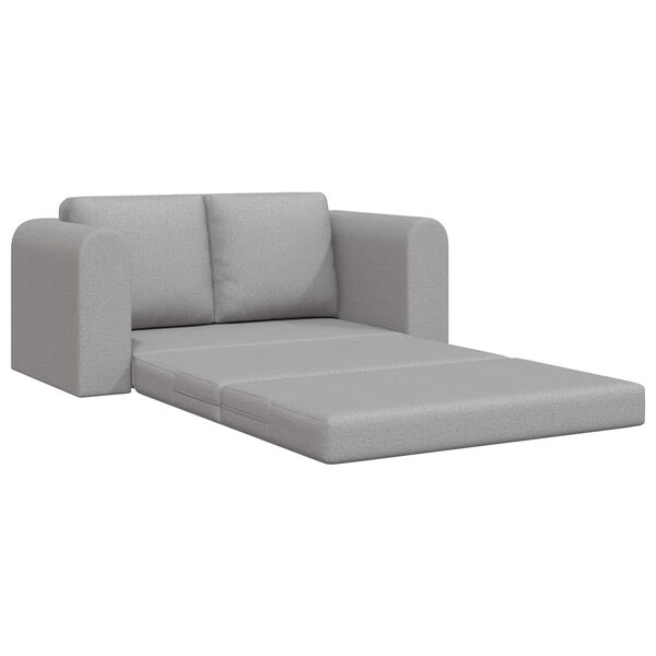 vidaXL Sovesofa 60cm Skygr&aring; Stof
