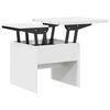 vidaXL Sofabord Hvid 55 x 54,5 x 45 cm Konstrueret tr&aelig;