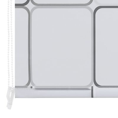 vidaXL rullegardin til badeværelse 100x240 cm firkanter