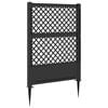vidaXL Trellis med Spids Antracit 99 x 6 x 165 cm PP