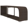 vidaXL loungesæt til haven 10 dele med hynder polyrattan brun