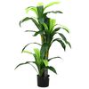 vidaXL kunstigt dracaena tr&aelig; 36 blade 120 cm gr&oslash;n