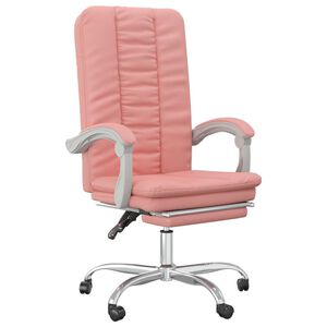 vidaXL kontorstol kunstl&aelig;der pink