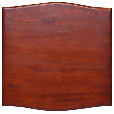 vidaXL sengeskab massivt mahognitræ klassisk brun