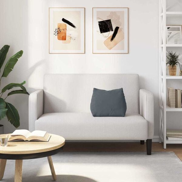 vidaXL Rygpude M&oslash;rkegr&aring; 45 x 20 x 35 cm Velourstof