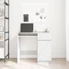 vidaXL skrivebord 86x49x76 cm konstrueret tr&aelig; hvid