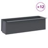 vidaXL blomsterkasser til Euro-paller 12 stk. 36x13,5x9,5 cm PP gr&aring;