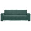 vidaXL 3-personers sofa 180 cm fløjl mørkegrøn