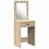 vidaXL Kl&aelig;deskab med skuffe Sonoma eg 50 x 41 x 135 cm Konstrueret tr&aelig;