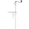 vidaXL d&aring;se&aring;bner 70 cm aluminium og rustfrit st&aring;l s&oslash;lvfarvet