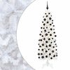 vidaXL Kunstigt slankt juletr&aelig; med julekugle 180 cm 300 LED'er