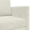vidaXL Sovesofa 110cm Creme Fl&oslash;jl