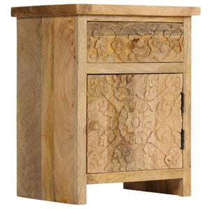 vidaXL sengebord 40x30x50 cm massivt mangotr&aelig;