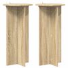vidaXL Planteholder 2 pcs Sonoma-eg 40 x 40 x 80 cm Konstrueret tr&aelig;