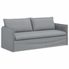 vidaXL Sofa S&aelig;t 2 pcs Lysegr&aring; 196 x 82 x 85 cm Stof