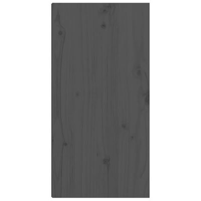 vidaXL vægskab 30x30x60 cm massivt fyrretræ grå