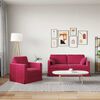 vidaXL Sofa 2 pcs Vinr&oslash;d 158 x 78 x 80 cm Fl&oslash;jl