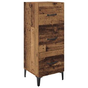 vidaXL Sideboard Gammelt tr&aelig; 34,5 x 34 x 90 cm Konstrueret tr&aelig;